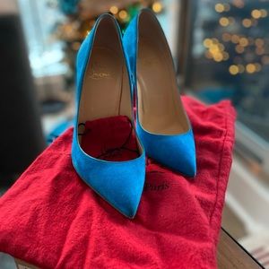 Christian Louboutin Egyptian Blue Pigalle Follies size 35